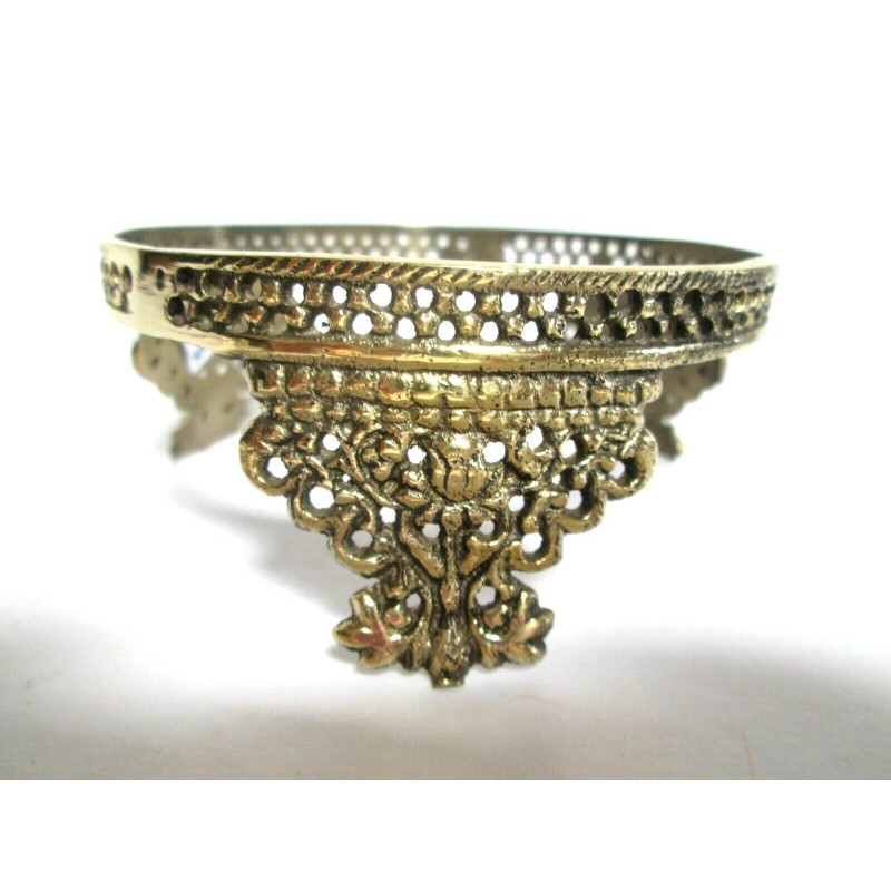 Solid Brass Crown Design, Crystal ball, Gemstone Holder, Stand, Display,