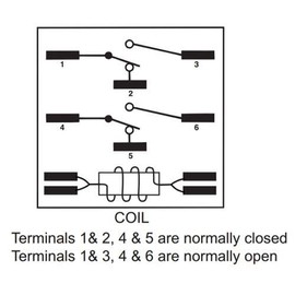 Bryant - 92-340 Replacement Heavy Duty Switching Fan Relay DPDT 24 VAC Coil