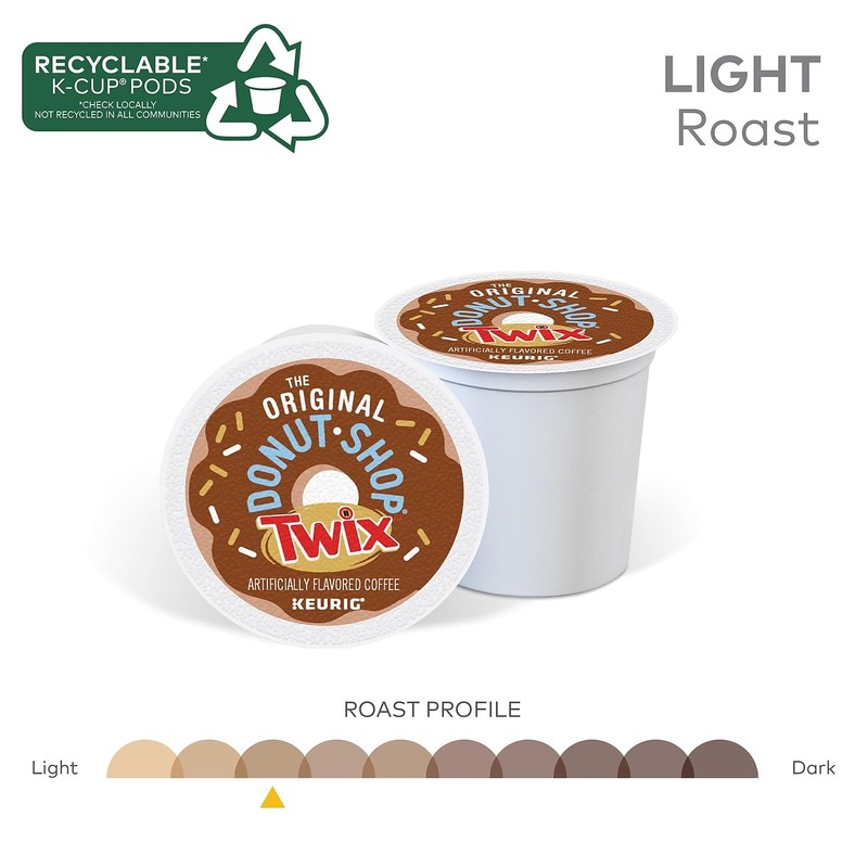The Original Donut Shop Twix Coffee Keurig K-Cup Pods, Medium