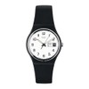 Swatch Gent Standard Once Again Quartz Watch, Black