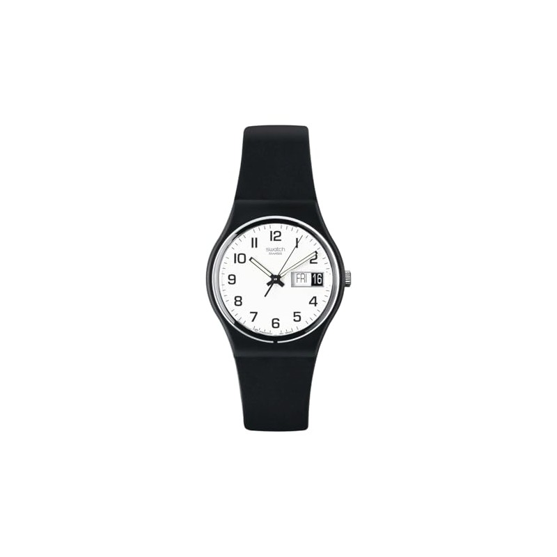 Swatch Gent Standard Once Again Quartz Watch, Black