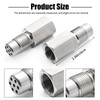 UOIENRT 2pcs Universal O2 Oxygen Sensor Adapter Mini Catalytic Converter