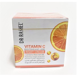 Dr Rashel Vitamin C Face Night Cream With Niacinamide and Collagen | Moisturizer | Anti-Aging | Lift & Firming Skin size 1.76 oz