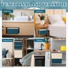 Menkxi 4 Pcs Storage Bins with Lids Plastic Storage Containers