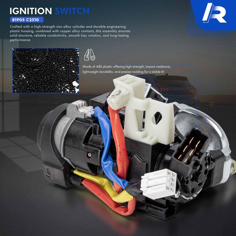 81905-C2510 Ignition Lock Switch Assembly with Keys Compatible with Hyundai