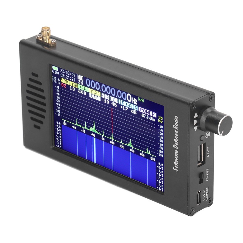 DSP SDR Radio Receiver 4.3 Inch Touch Screen 100KHz To