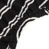 Dog Striped Pajamas Classic Black White Stripe Lightweight Full Coverage
