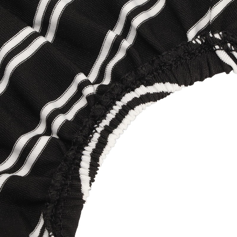 Dog Striped Pajamas Classic Black White Stripe Lightweight Full Coverage