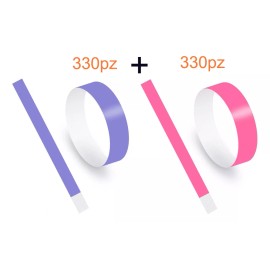 Wnatn 660pz Pulseras De Papel Pulseras De Identificación Pulseras