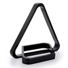 OwnMy Set of 2 Black Wooden Billiard Ball Racks Set,