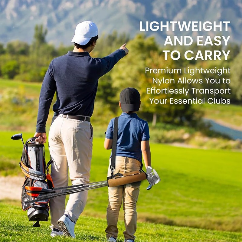 Golf Club Bag Mini Lightweight, Adjustable Golf Bag Carrier, Portable