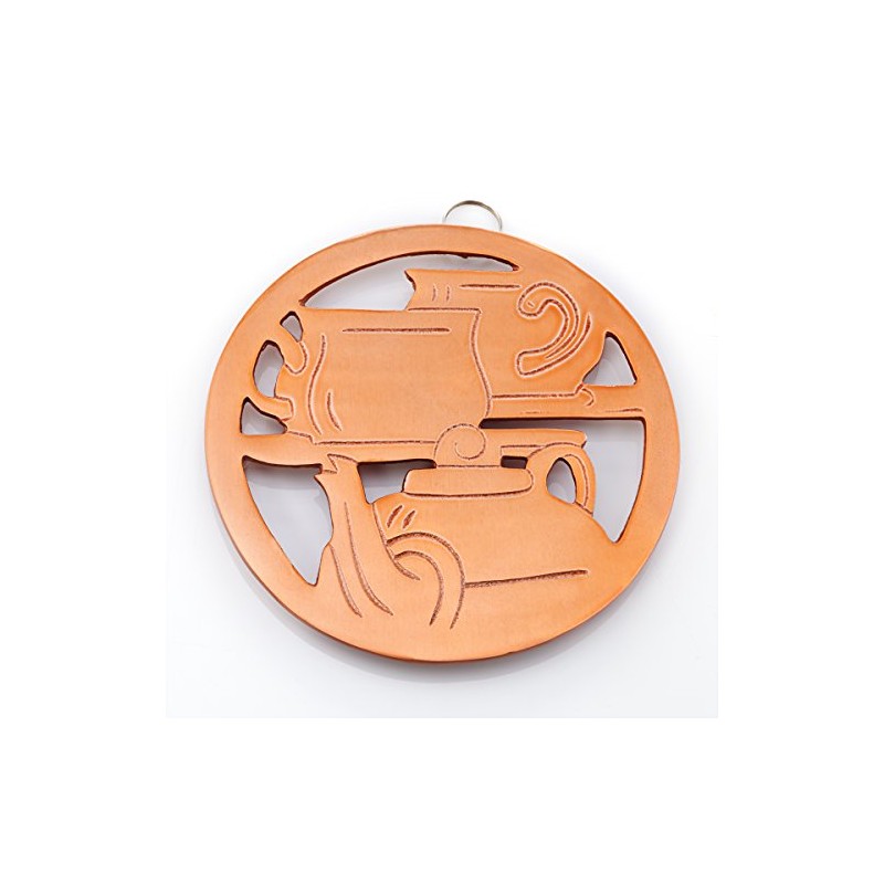 Copper Tea Time Trivet, 8¼"