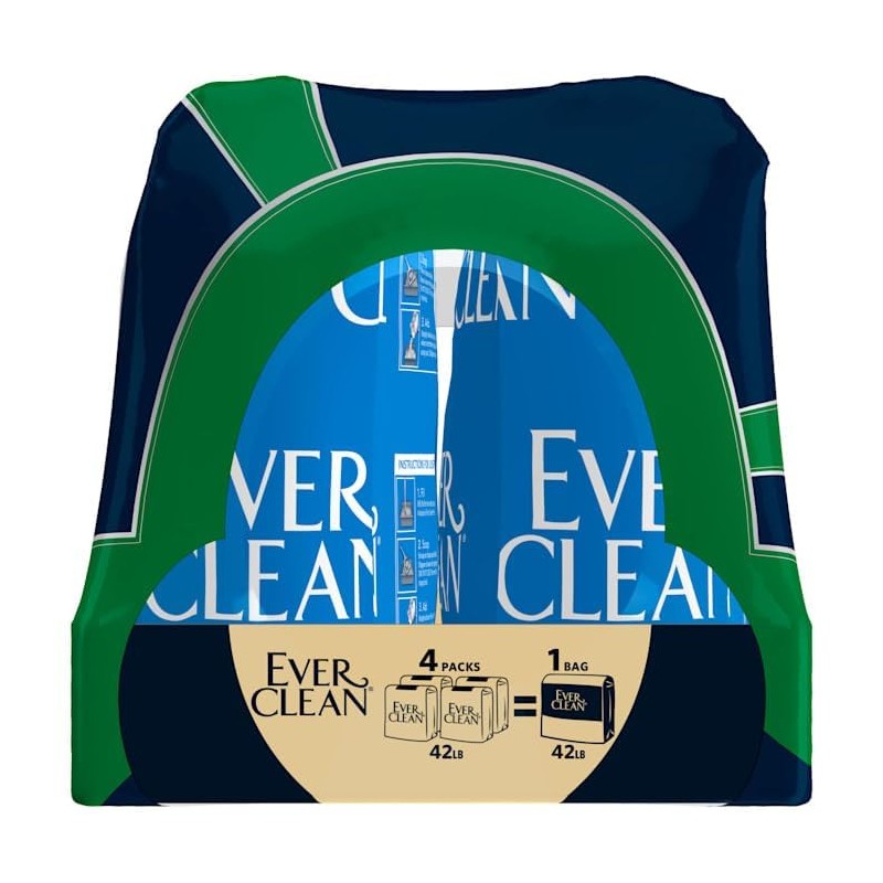 Ever Clean Extra Strength Clumping Unscented Cat Litter, 42 lbs.