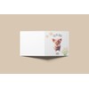 WBdesignz Thank You Card with Envelope - Cute Pig with
