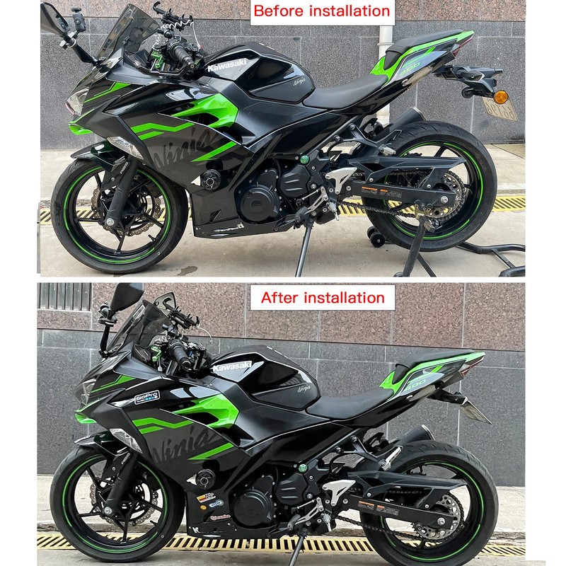 Motorcycle Tidy Tail Fender Eliminator Adjustable License Plate Bracket Holder
