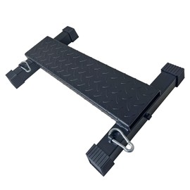 BLUSLM Multifunctional Steel Calf Raise Bar, Wide Standing Calf Raise Block for Calves Stretching, Foot Stretch Platform, Anti-Slip Squat Machine for Home Gym Workout (Black Calf bar 01)