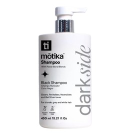 Motika Shampoo Negro - Matizador de Rubios Humo (450 ml)