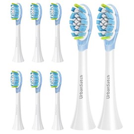 8 Pack Sensitive Gum Care Replacement Toothbrush Heads for Sonicare Replacement Heads, Compatible with Phillips Sonicare Replacement Brush Head, Soft Dupont Bristles, Advanced Plaque Removal