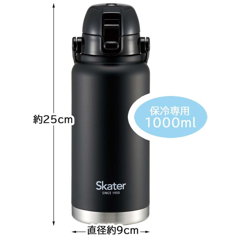 Skater STD10H-A Stainless Steel Direct Bottle with Handle, 33.8 fl