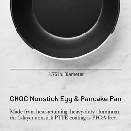 DE BUYER AHLB1012 Non-Stick Mini Frying Pan, 4.7 inches (12 cm), Aluminum, France