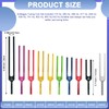 TENFLY Solfeggio Tuning Fork Set - 10 Tuning Forks for