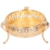 Fruit Tray Metal Round Place Snacks Small Jewelry Multifunctional Home