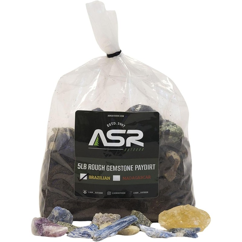 ASR Outdoor 6pc Gemstone Mining Kit Geology Paydirt Sifter Trowel