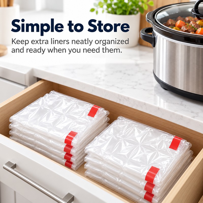 Cooking Liners for Slow Cooker & Oven Use – 10-Piece