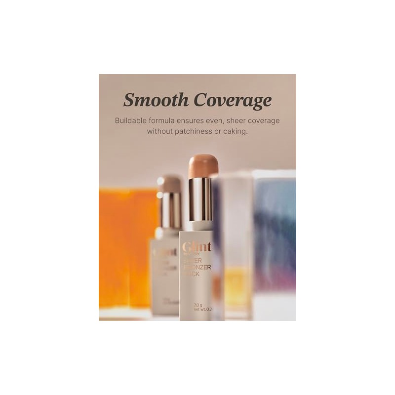 Glint by VDIVOV Barra Bronceadora Transparente Glint (Ahumada, 0.24Oz) -