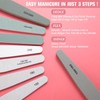 8Pieces Nail File and Buffer, Emery Boards Nail File Set