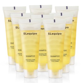 SLequipo 100 Pack Travel Size Hotel Shampoo, 1fl oz, Refreshing Shampoo Amenities, Small Hotel Toiletries in Bulk, Mini Shampoo, Small Size Hotel Toiletries in Bulk