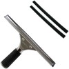 GBPro Professional Window Squeegee Stainless Steel Wiper 25cm/10 inches +