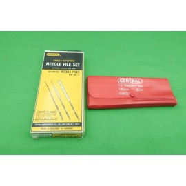 General S-475 Swiss Pattern Needle File Set 6 1/4" England by SpearFile NOS