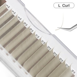 NATUHANA Coloured Eyelash Extensions, 0.07 mm, L Curl, 8-14 mm, Mixed Tray, Colour Eyelash Accessories, Individual Classic Colourful Eyelash Extensions (Teal;0.07 L, 8-14 Mix)