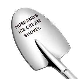 Funny Ice Cream Spoon Gift for Husband Hubby Anniversary Birthday Gifts for Hubby Husbands Ice Cream Shovel Spoon Gifts for Husband Fathers Day Gift for Husbands Retirement Presents from Wife