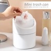 DHSBGWSX Pack of 2 Small Trash Can with Lid, Rubbish