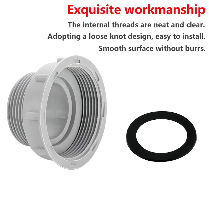 Qrity 1 Piece Kitchen Sink Drain Pipe Connector 56.5 mm