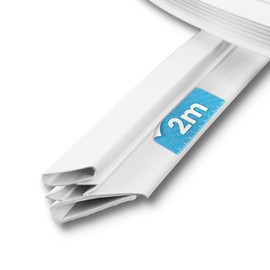 DL-pro Door Seal 2 m Universal Cut to Size for Fridge Freezer Fridge Freezer Combination Fridge Freezer