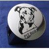 eVerHITCH Pit Bull Dog Metal Embossed Chrome Emblem on Metal