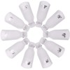 HiMo 10PC Plastic Acrylic Nail Art Soak Off Cap Clip