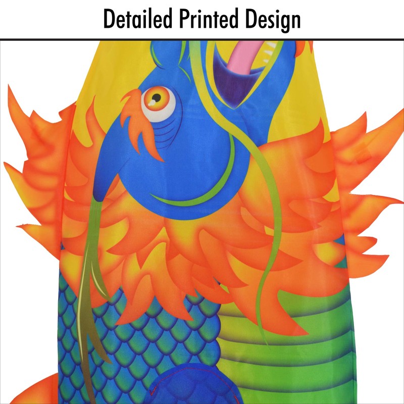 In the Breeze 3D Dragon Windsock - Hanging Outdoor Decoration,