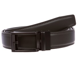 Men's Adjustable Automatic Ratchet Slide Perfect Fit Belt, Grey | one size: up to 46" waist