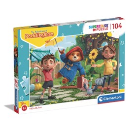 Clementoni 25729 Paddington Puzzle 104pcs Supercolor Puzzle-Paddington-104 Pieces-Made in Italy, Children's Jigsaw 6 Years, Cartoon, Multicolour, Medium