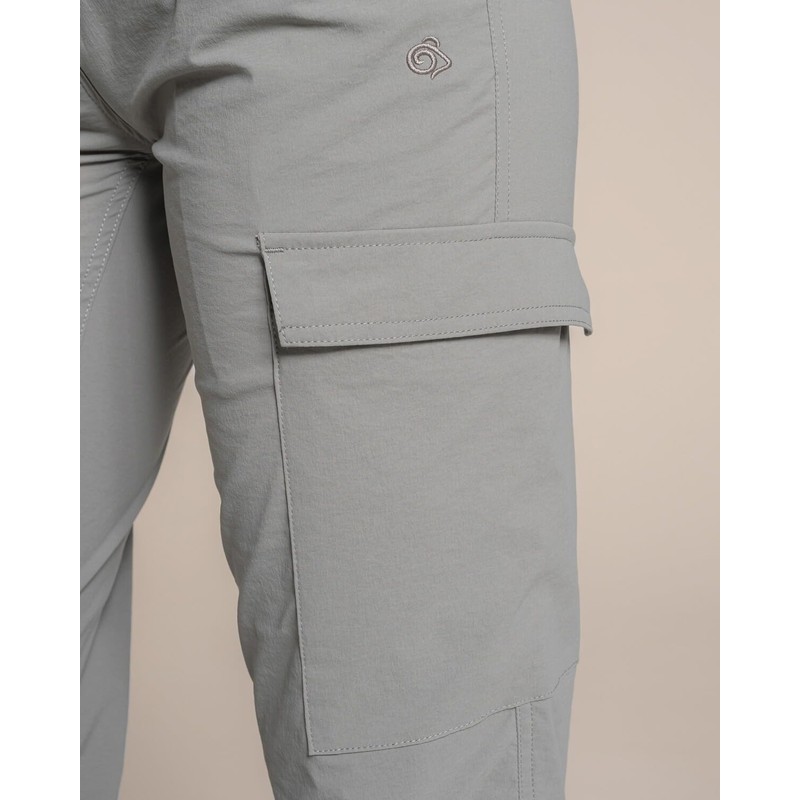 Craghoppers NosiLife RIF - Pantaloni Cargo Elasticizzati da Donna, Anti-Insetti,