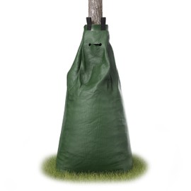 Brandson - Tree Bag 75 Litres - Watering Bag - Eyelets for Theft Protection - Green Watering Bag - Tree Watering Bag with Zip - UV and PVC Resistant - Support for Hot Summer