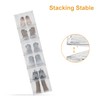 YAOBAI Shoe Box,Set of 6,Stackable Plastic Clear Shoe Box Organizer
