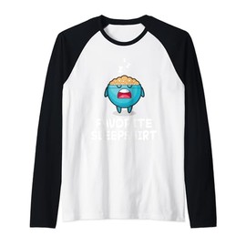 Cornflakes Cereals Nap Sleeping Sleep Pajama Nightgown Raglan Baseball Tee