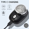 Mini Electric Beard Trimmer Washable IPX6 Waterproof Portable Beard Clipper