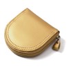Blampom bp-3014 Women's Coin Purse, Horseshoe, Zipper, Leather, Cowhide, gold