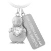 Penguin Keyring with Engraving "Ein Leben Lang an Deiner Seite"